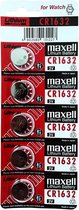 CR1632 Lithium Batterij 5 stuks Maxell