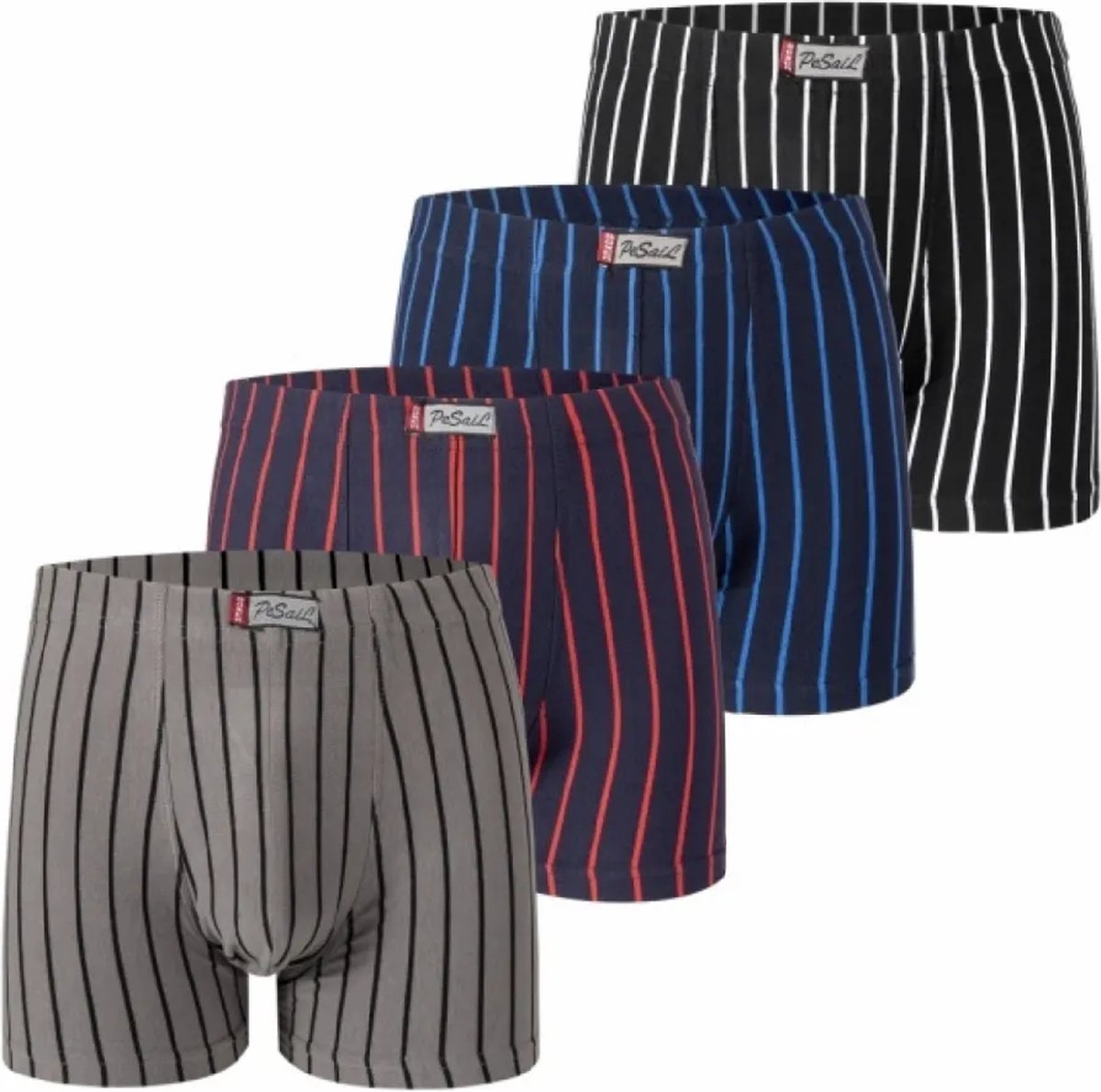 Pesail Katoenen Heren Boxershorts 4Pack Maat M/L