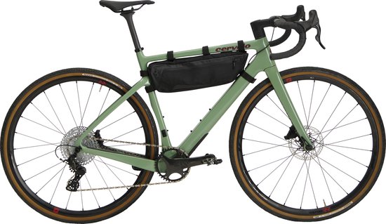 BBB Cycling Frametas Racefiets & Gravelbike 4 Liter - Waterbestendige Bikepacking Fietstas - Verstelbaar - Bikepacking Tassen - Middle Mate Medium BSB-142