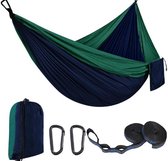 Bastix - Outdoor campinghangmatten dubbele hangmat 300 x 200 cm, ultralichte reishangmat met een capaciteit tot 300 kg, hangmat van 210T parachute nylon voor tuin (LL3M)