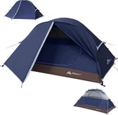 Bastix - Tent voor 2 en 3 personen in 4 seizoenen, ultralicht voor kamperen, backpacken, wandelen en andere outdoor-activiteiten. Dubbele deuren, waterdicht, eenvoudig op te bouwen en te dragen.