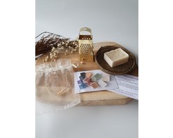 Verwenpakket | Giftset amber met armbandje | Golden Girl | Amberblokjes | Geurblokjes | Cadeau | Kerst | Moederdag| Vrouw | Cadeauset | Verjaardag | Geschenkset