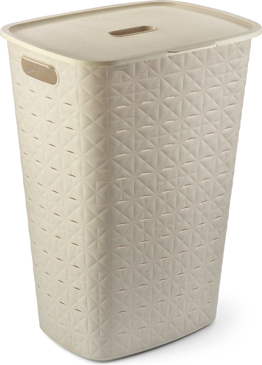 Goedkoopste Curver Softex Wasbox - 56L - 42x31,6x60cm - Beige