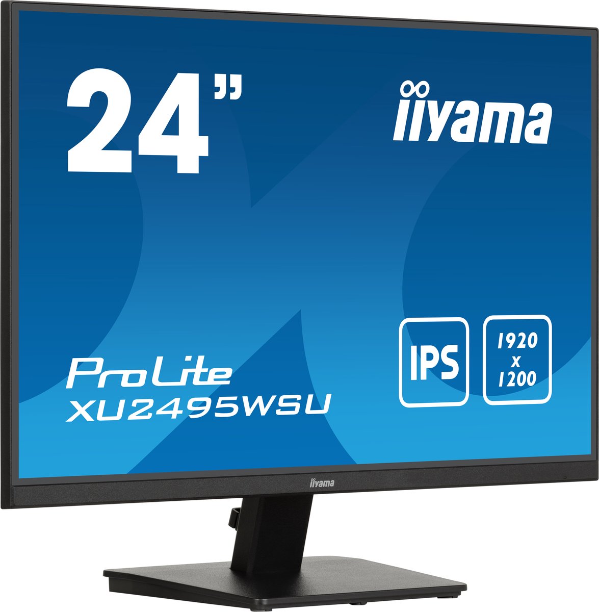 IIYAMA XU2495WSU-B7 - 24 inch - 1920 x 1200 Pixel (Dual UHD) - IPS (In-Plane Switching)