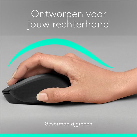 Logitech M330 Silent Plus - Draadloze Muis - Zwart