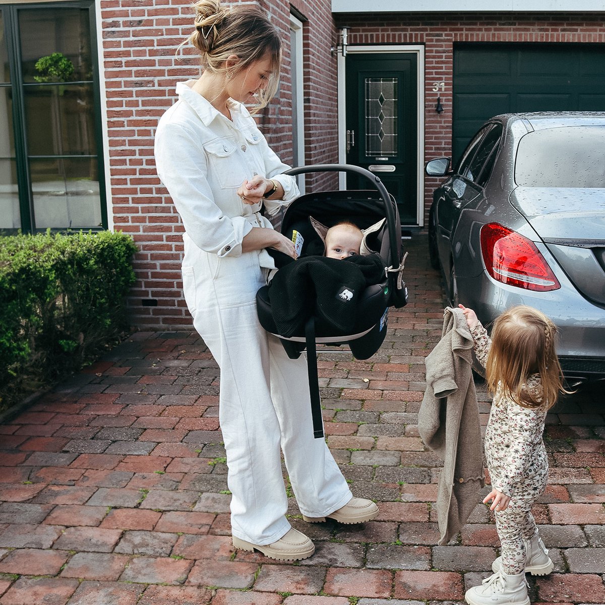Deryan - Voetenzak voor Autostoel & Kinderwagen - Footmuff Maxi Cosi, Kinderwagen of Autostoel - Zwart – foto 6