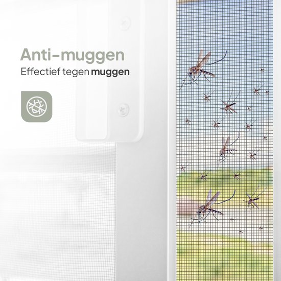Verstelbaar Magnetisch Raamhor Doe-Het-Zelf Set Tot 100x130 Cm Eenvoudige Montage