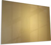 Designglas Glazen Whiteboard - Gehard Glas - Magneetbord - Memobord - Magnetisch - Krasbestendig - Frameless - 90x60cm - Goud