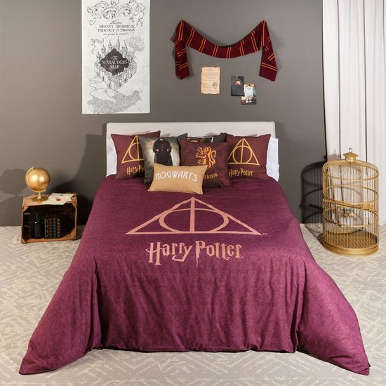 Noorse hoes Harry Potter Deathly Hallows 155 x 220 cm Bed van 90
