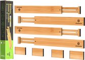 Bamboe ladeverdelers - Verstelbare organizers voor grote gebruiksvoorwerpen - 43-56 cm - Antowin