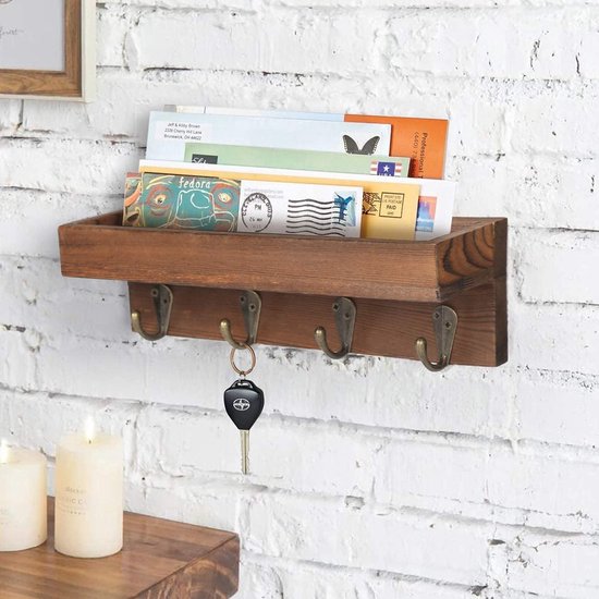 Bewegende Blauw-houten Sleutelhouder Voor De Wand En Een Hand Met Angst Rubberen Sleutel Schroevendraaier Wordt Schroef Hanger 214171154