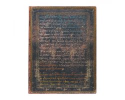 Embellished Manuscripts Collection- Michelangelo, Handwriting (Embellished Manuscripts Collection) Ultra Lined Softcover Flexi Journal (Elastic Band Closure)