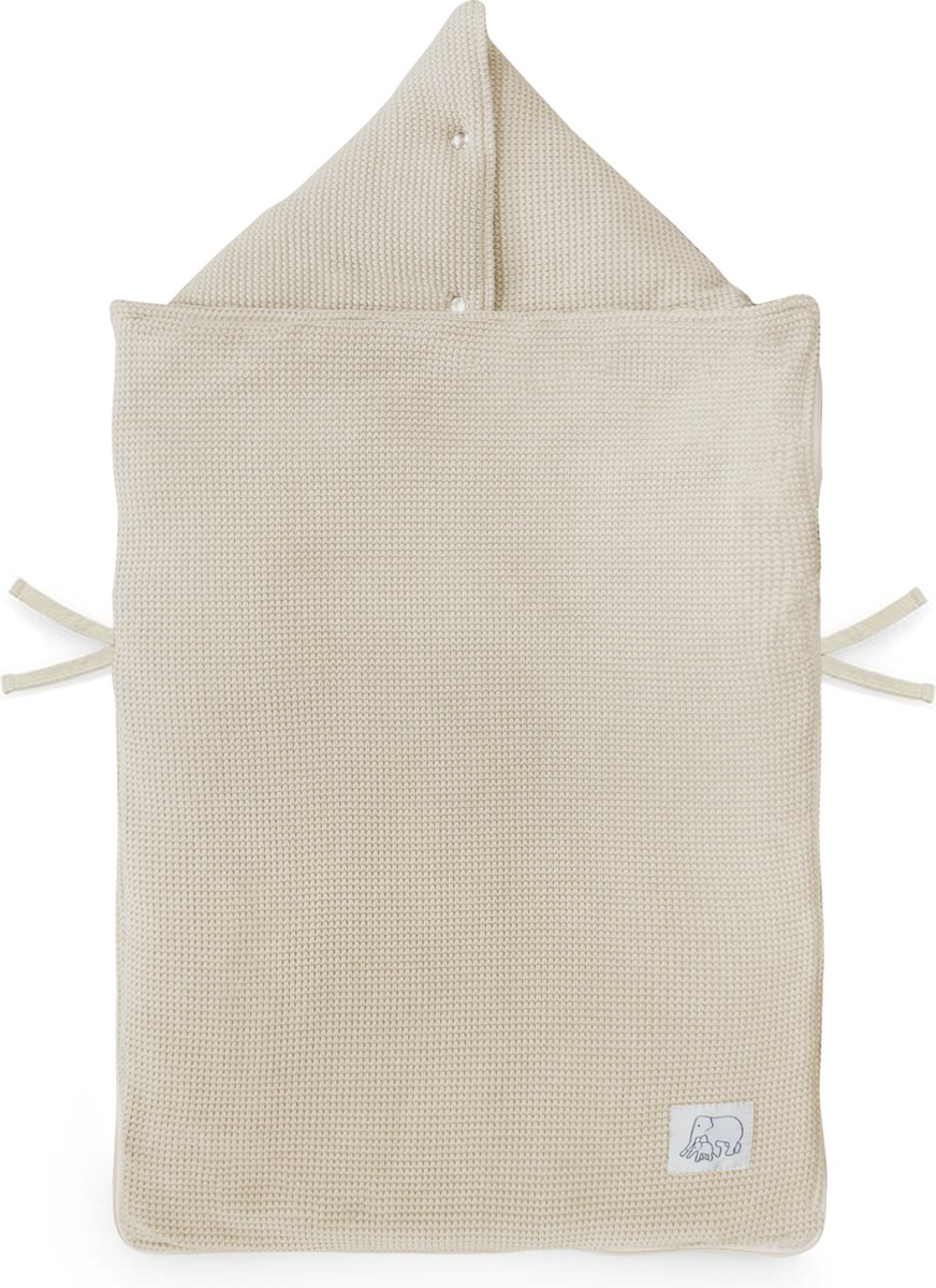 Deryan - Voetenzak voor Autostoel & Kinderwagen - Footmuff Maxi Cosi, Kinderwagen of Autostoel - Nougat