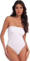 MAGIC Bodyfashion Bandeau Thong Body Corrigerend ondergoed - Crispy White - Maat XL