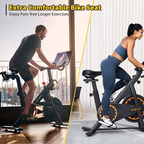 City XXXL Fietszadel Met Uitsparing - Unisex - Extra Breed Fietszadel Zwart
