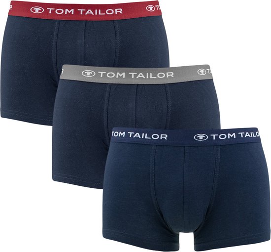 Tom Tailor Korte short - 3 Pack Bleu - 70162-6061-638 - M