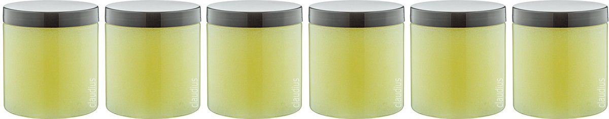 Goedkoopste Bodyscrub-Gel Hamam - 400 gram - Pot met zwarte deksel - set van 6 stuks - Hydraterende Lichaamsscrub