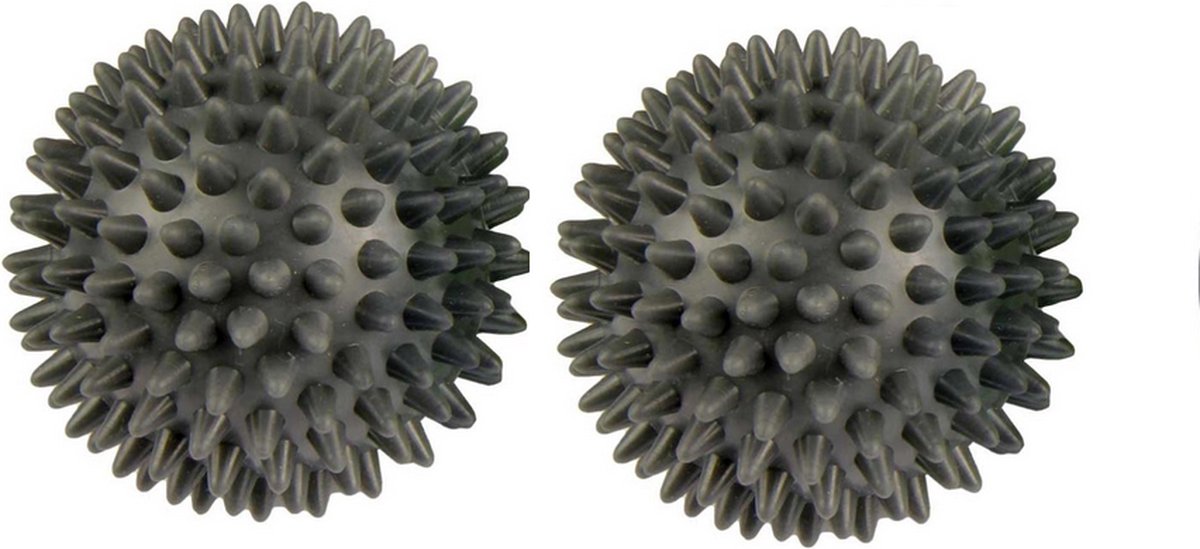 Goedkoopste Massage ballen - Massagebal voeten - Triggerpoint bal - 2 stuks - zwart - Harde massage bal