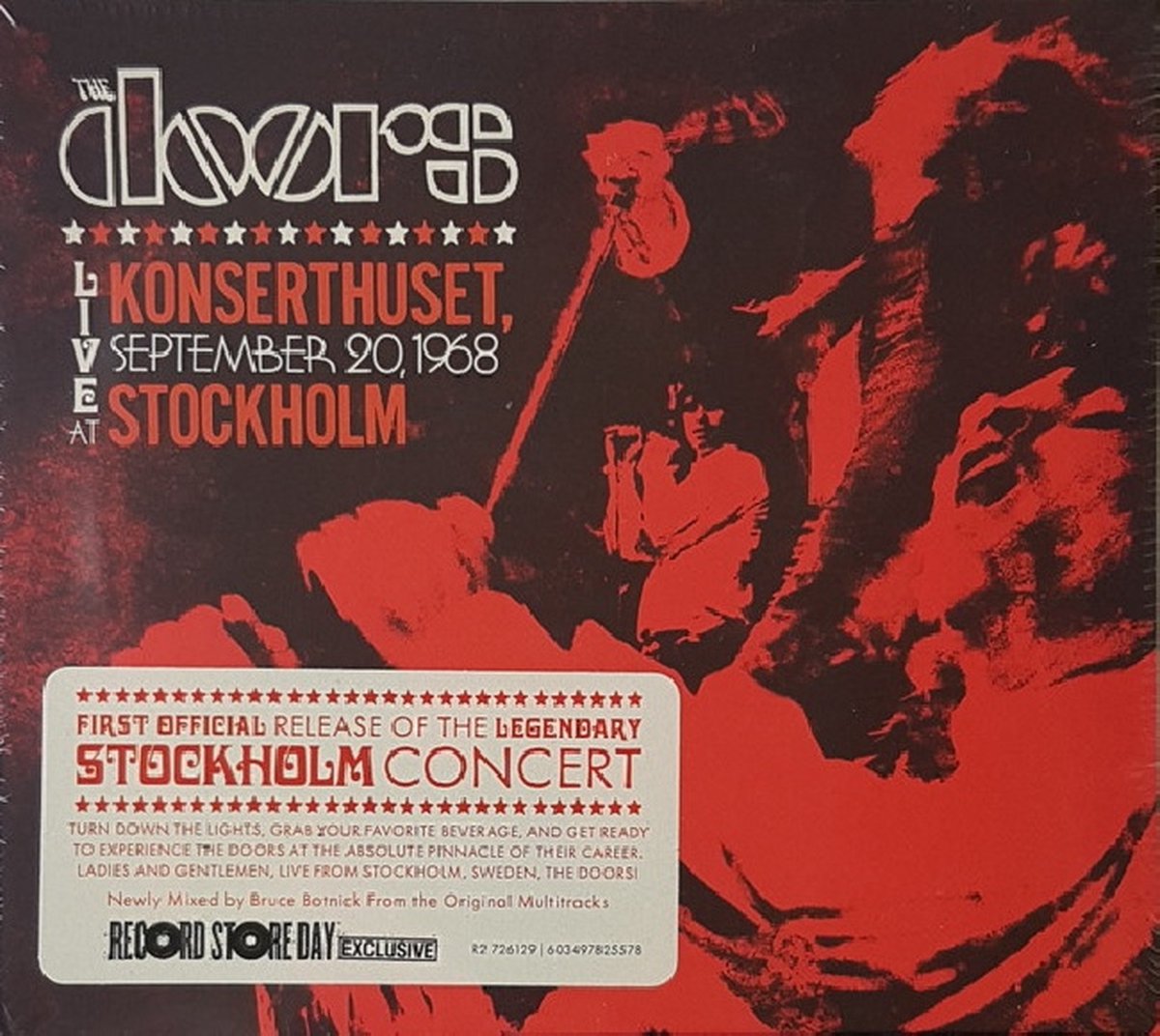 洋楽 The Doors Live at Stockholm 1968 2CD The Doors Live In Stockholm 1968 (Konserthuset, Stockholm, Sweden