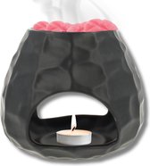 Scentchips® Sphere Ciselé Brûleur de cire Zwart Brûleur de parfum