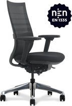 Office Hero® Insignia Ergonomische Bureaustoel - Bureaustoelen voor Volwassenen - Verstelbaar - Zwart - Gemonteerd geleverd