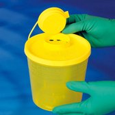 Conteneur pour objets tranchants Medigros 1,5 litre jaune