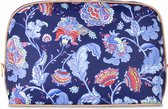 Chelsey Cosmetic Bag 52 Sits Aelia Blue Print Blue: OS