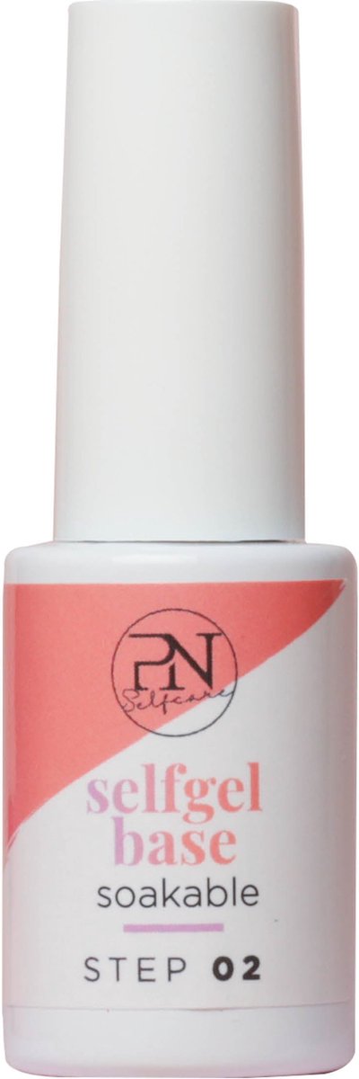 PN Selfcare - Soak Base Coat Gellak - Afweekbare Basislaag voor Gel Nagellak - Vegan & Hema Vrij - Gellak Base Coat - 6 ml