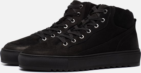 Vertice Veterschoenen zwart Nubuck - Maat 45