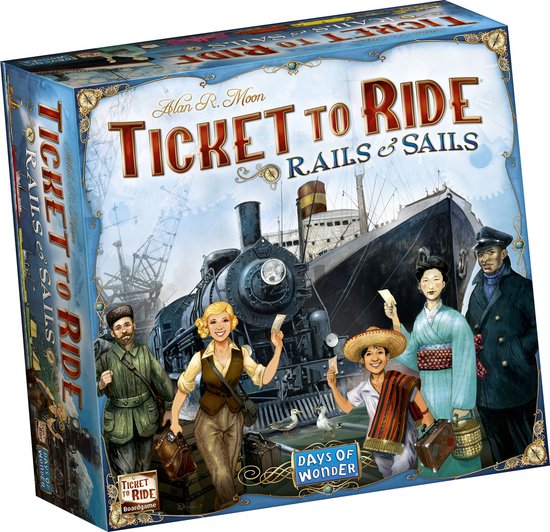 Foto: Days of wonder ticket to ride rails sails nederlandstalig bordspel