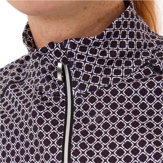Func Factory dames Longsleeve full zip Sheila zwart maat 38 van Func Factory — afbeelding 3