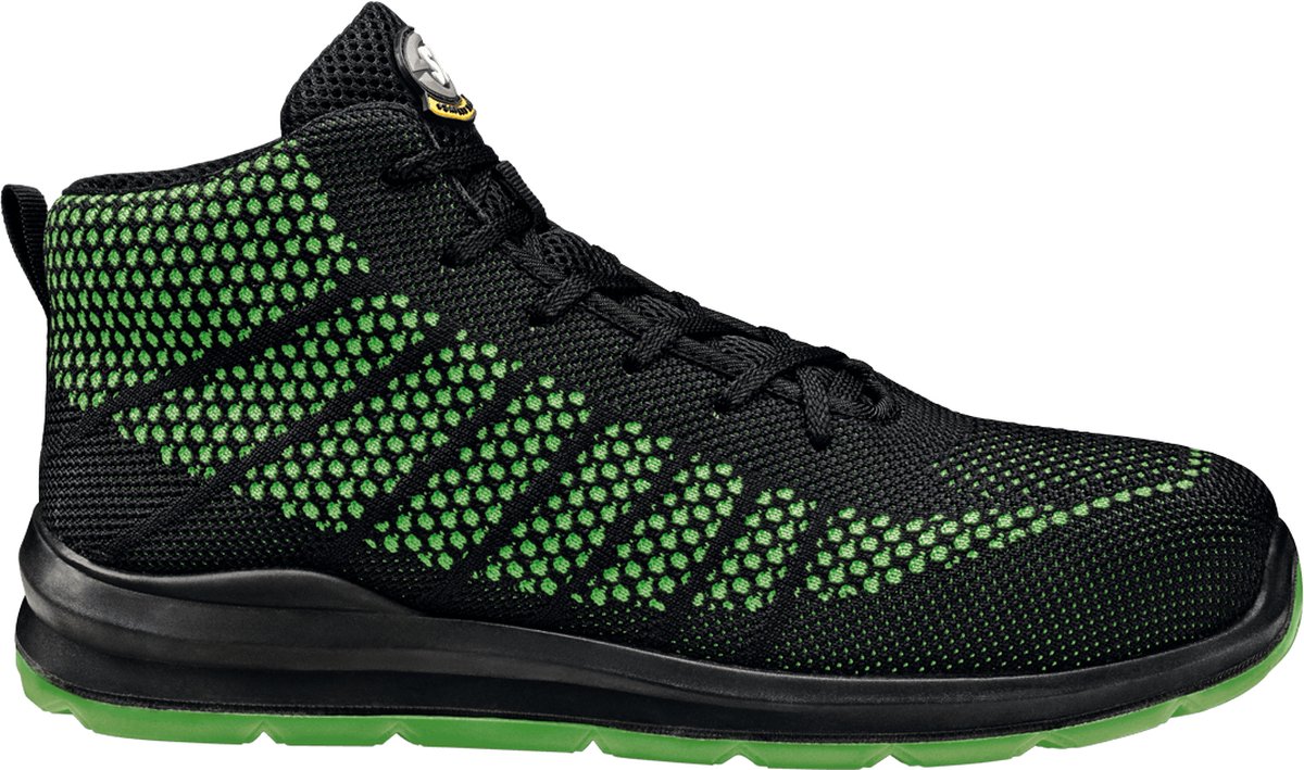 SIR SAFETY FOBIA Veiligheidsschoenen S1PS HEREN Werkschoen Zwart Groen - Fiberglas Neus en Composiet Tussenzool - Antislip SR - Ademend