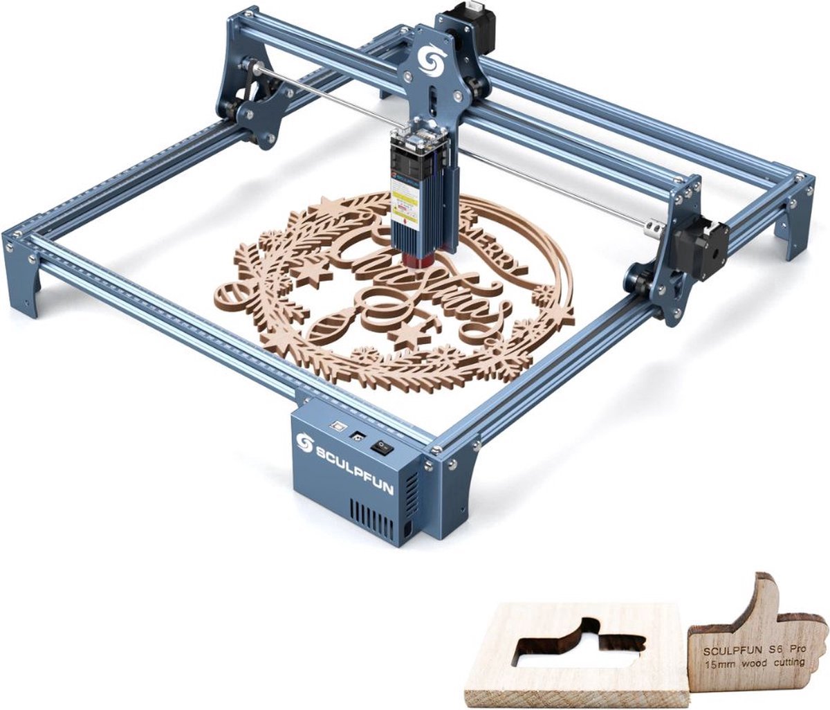 Sculpfun S9 Laser Graveermachine 90W Laser Cutter Laserprinter All In One Graveren Hout Acryl Laser Snijmachine