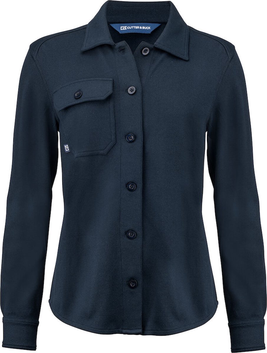 Cutter & Buck Advantage Leisure Shirt Dames 352415 - Dark Navy - 40/L