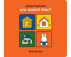 foto van Nijntje - nijntje flapboek, wie woont hier?