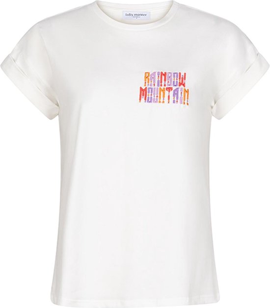 Lofty Manner T-shirt T-shirt Elliot Pe07 1 White Dames Maat - M
