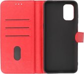 Zakelijke Book Case Telefoonhoesje - Portemonnee Hoesje - Geschikt voor Nokia G21 & Nokia G11 - Rood