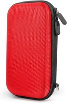 Sounix Harde Schijf Tas - 2.5 inch / 3.5 inch - Hard Cover Case - 18.5x12x4.5cm - Geschikt Voor Extreme Portable SSD - Rood