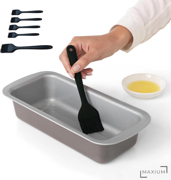 Maxium - Presse à Hamburger XL - Fonte - Extra lourde - 17,5 cm - Accessoires de vêtements pour bébé BBQ - Machine à Hamburger - Presse à Hamburger Grill - Machine à Burger Smash - Comprend une brosse BBQ avec grattoir et brosse en Siliconen