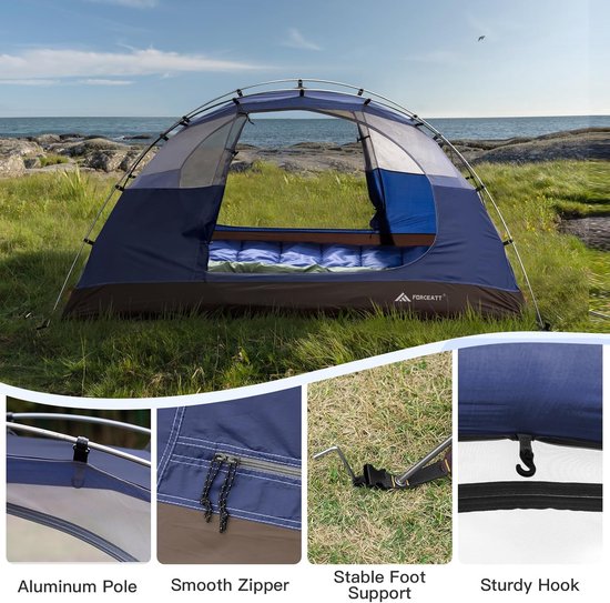 kamping tent / absolutely waterproof, lightweight camping tent with - Tent Ideal for Camping In The Garden, Dome Tent,