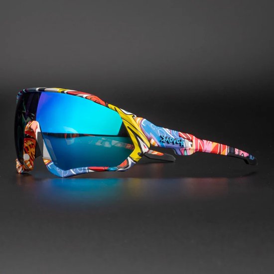 Kapvoe vélo lunettes de soleil cyclisme lunettes pour homme vtt