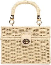 Dames Schoudertas - Tas - Handtas - Rechteck - Beige