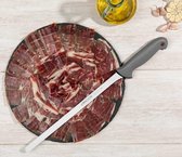Vleesmes - Prof Nitrum 242600 roestvrij staal en polypropyleen ergonomische handgreep - 30 cm cover-display brisket slicing knife
