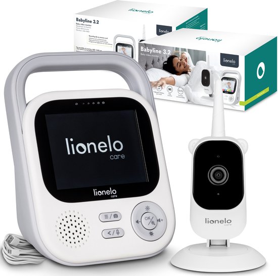 Lionelo Babyline 3.2 - Babyfoon Premium - Babyphone met