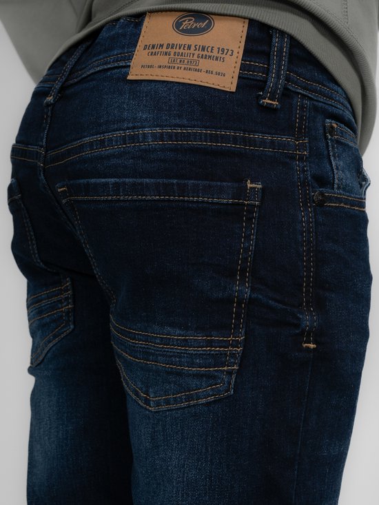 Petrol Industries - Garçons Turner Regular Tapered Fit Jeans Sequim - Blauw - Taille 152