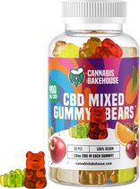 Cannabis Bakehouse - Gummy Bears - 15mg CBD - Fruit mix - 0% THC