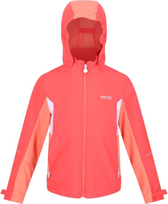 Regatta, Acidity V Kinder Softshell Jack, Neon Peach, Maat 116