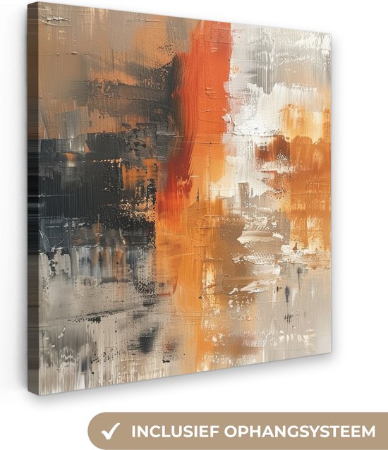 Peinture sur toile 50x50 cm - Décoration murale - Motif - Moderne - Art - Décoration murale salon - Décoration chambre moderne - Tableaux abstraits