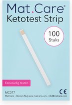 Mat Care Ketostrips - Ketose teststrips - 100 stuks