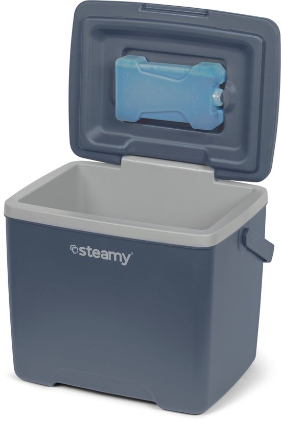 Steamy Cool 13 - Kleine Koelbox Inclusief Koelelement! - 13 Liter - Blauw van Steamy — afbeelding 4